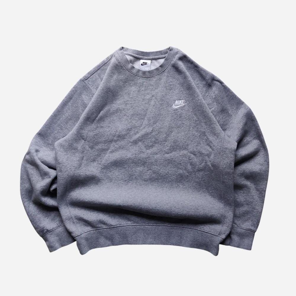 Nike grey classic crewneck sweatshirt